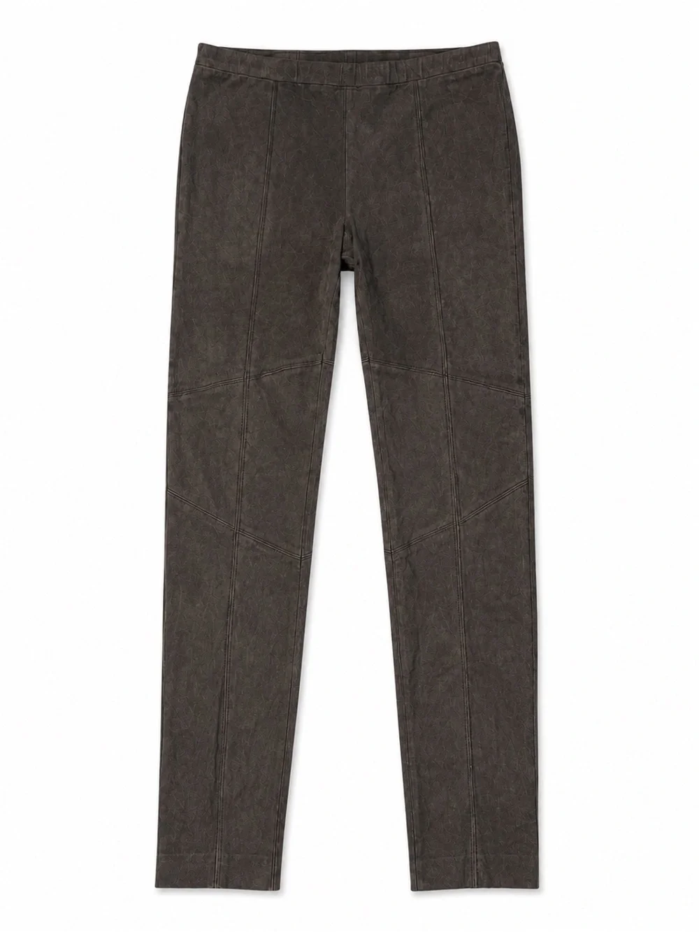 Tory Burch Women’s Brown Suede Leather Leggings Pants Size S